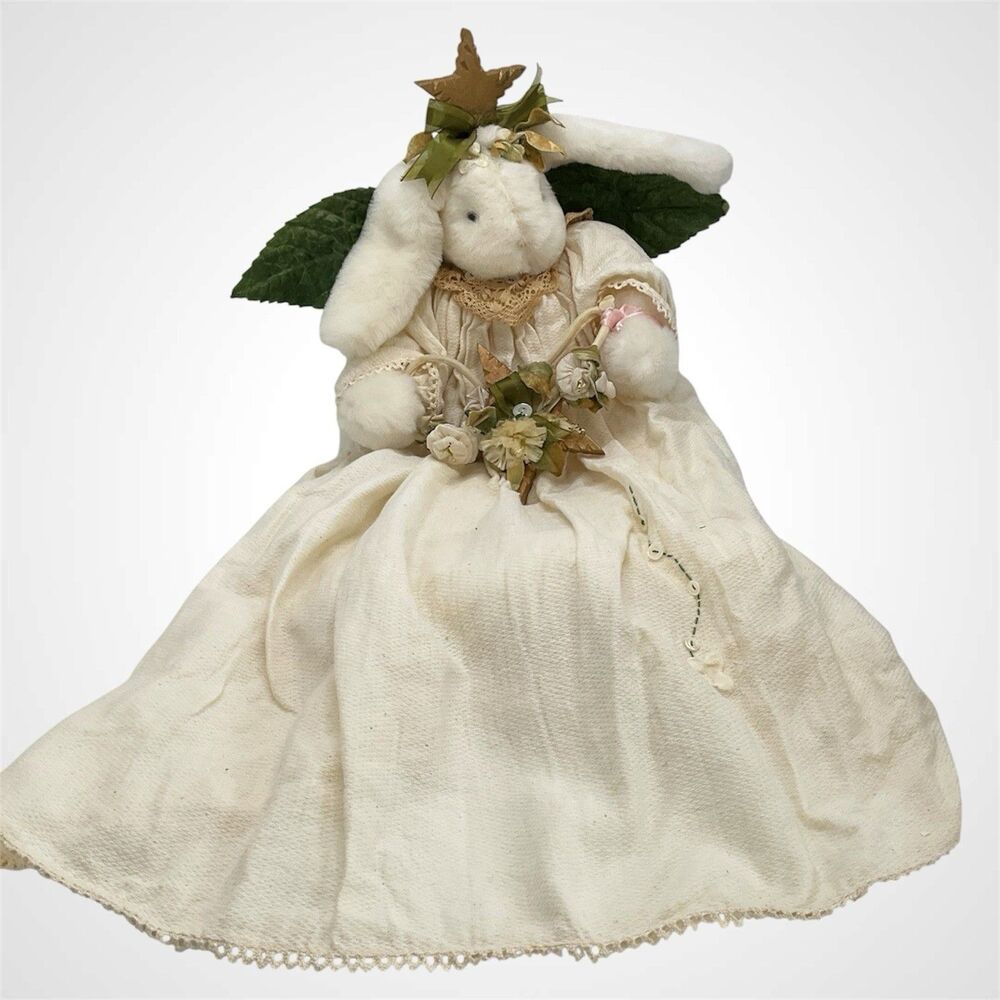 Rare 1995 Bunnies By The Bay Angel Bunny Limited Edition Plush Doll Handmade USA